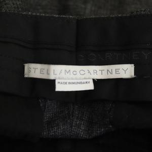 STELLA McCARTNEY チェックテーパードパンツ 48 グレー
