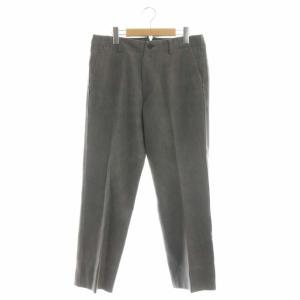 パンツ ストレート ウール 3 グレー