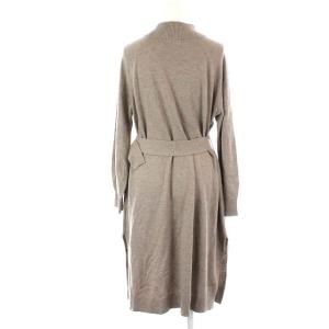 BLUE LABEL CRESTBRIDGE ワンピース ニット ロング 長袖 M ブラウン