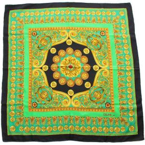 スカーフ 総柄 マルチカラー