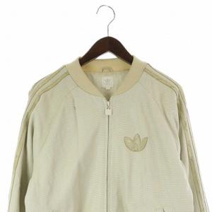 adidas Originals スタジャン ロゴ パイソン柄 フェイクレザー S アイボリー