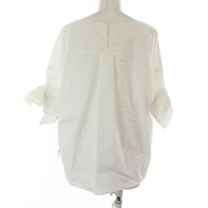Grace Class リボンスリーブTOP ブラウス シャツ 五分袖 リボン 36 ホワイト