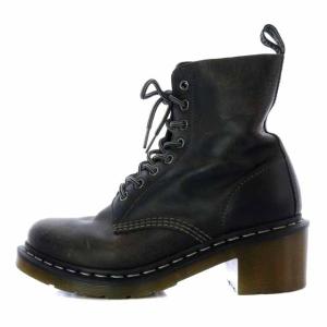 Dr.Martens ショートブーツ 8ホール レザー 6 ブラック