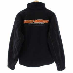 HARLEY DAVIDSON motorcycles ジャケット ジップアップ ロゴ M ブラック