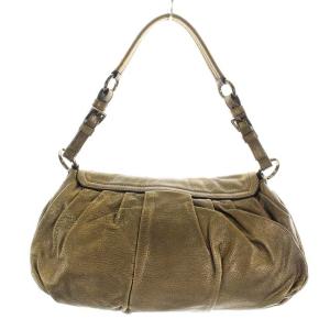 PRADA ハンドバッグ ワンショルダーバッグ 牛革 シルバー金具 ゴールド