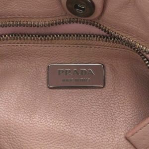 PRADA ハンドバッグ ワンショルダーバッグ 牛革 シルバー金具 ゴールド