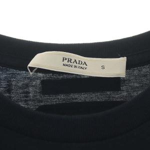 PRADA Tシャツ カットソー 半袖 S ネイビー