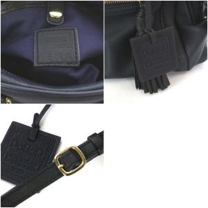 POTIOR IENA ハンドバッグ ショルダーバッグ 2way レザー タッセル 
 ブラック