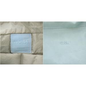 m0851 ハンドバッグ トートバッグ ショルダーバッグ レザー ロゴ ライトブルー GY07