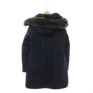 WOOLRICH BowBridge ダウンコート ラビットファー XS 紺