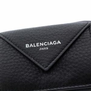 BALENCIAGA 391446 PAPIER MINI WALLET ブラック