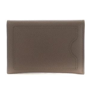 Salvatore Ferragamo カードケース 名刺入れ 二つ折り ヴァラ リボン レザー ブラウン 22D155 GY07