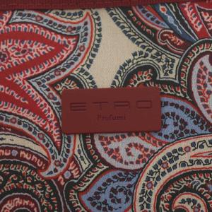 ETRO PROHUMI ポーチ キャンバス ペイズリー レッド