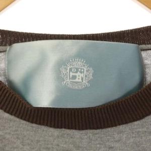 Dulcamara ニット カットソー ロング チュニック 半袖 コットン グレー