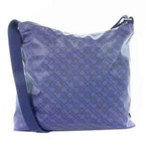 GHERARDINI 総柄ショルダーバッグ ネイビー