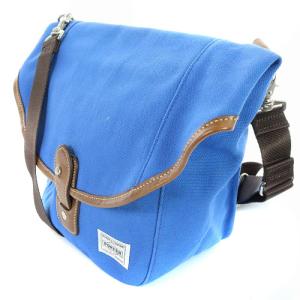PORTER 吉田カバン メディコムトイ ショルダーバッグ キャンバス ロゴ ブルー