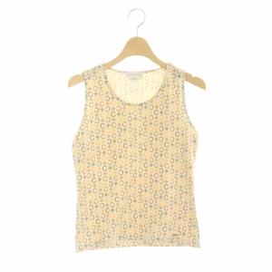 ヴィンテージ マカダムノースリーブカットソー M ベージュ
