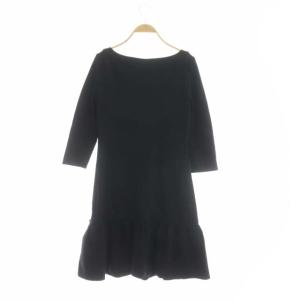 kate spade new york ワンピース ひざ丈 七分袖 リボン 4 黒 ブラック