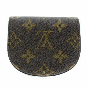 LOUIS VUITTON モノグラム ポルトモネグゼ コインケース 茶 M61970