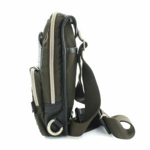 Orobianco ボディーバッグ ナイロン ブラウン カーキ