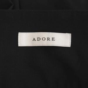 ADORE 21AW ファンクションウールスカート ロング フレア 38 ブラック