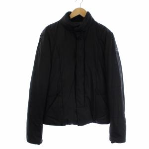 EMPORIO ARMANI JANS 中綿ジャケット ロゴ L ブラック