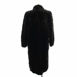 SAGA MINK 金サガ ミンクファー コート ロング 毛皮 L 黒