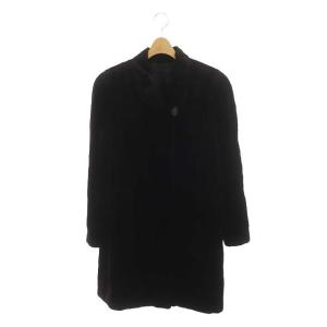 ファーコート アウター 毛皮 F ダークブラウン