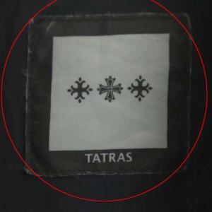 TATRAS ショールカラーダウンジャケット 03 ダークグレー 