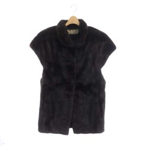 ROYAL コート 毛皮 ミンク ミドル丈 11 茶