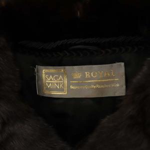 SAGA MINK ROYAL コート 毛皮 ミンク ミドル丈 11 茶