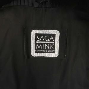 SAGA MINK ファーコート ショートコート  毛皮 銀サガ 11 ダークブラウン