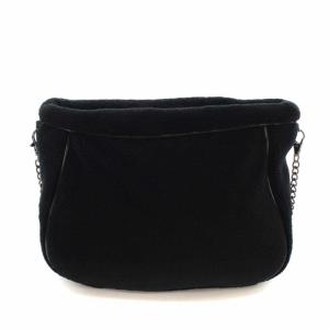 CHANEL PARFUMS ノベルティ ロゴショルダーバッグ ブラック