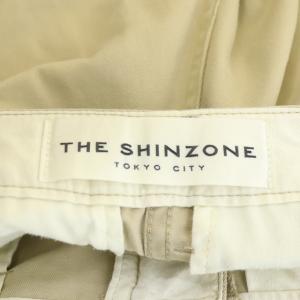 Shinzone カットオフチノパンツ 32 ベージュ