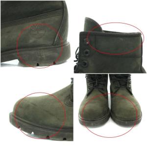 Timberland Single Sole Boots ショートブーツ スエード 7.5 グレー