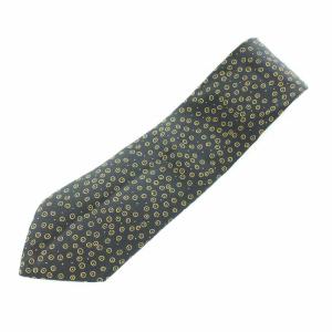 ネクタイ ドット シルク ブラック