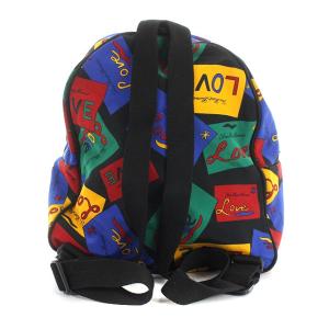 YVES SAINT LAURENT リュックサック デイパック ナイロン 総柄 マルチカラー GY05