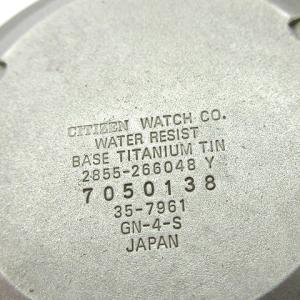 CITIZEN アナログ腕時計 ブラック