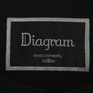 Diagram GRACE CONTINENTAL トリアセファー付ジャケット 38 ブラック