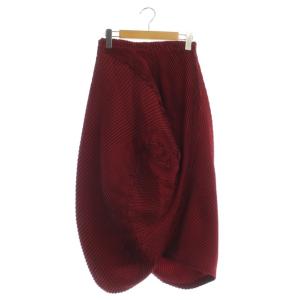 ストライプバルーンスカート 2 レッド