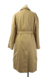 Aquascutum コート ロング ステンカラー リバーシブル ヴィンテージ ベージュ