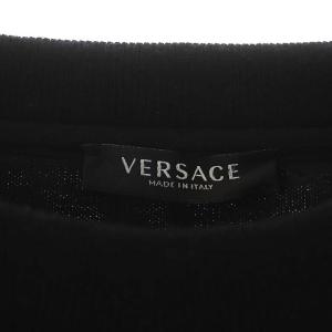 VERSACE スウェット トレーナー プルオーバー メデューサ刺繍 長袖 38 ブラック
