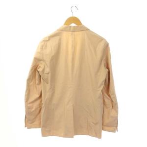 Salvatore Ferragamo テーラードジャケット コットン 2B イタリア製 46 ピンクベージュ