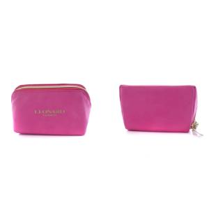 LEONARD ポーチ 4点セット 花柄 総柄 マルチカラー