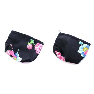 LEONARD ポーチ 4点セット 花柄 総柄 マルチカラー