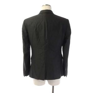 EMPORIO ARMANI SUPREME スーツ セットアップ 上下 テーラードジャケット 総裏地 2B スラックス テーパードパンツ センタープレス