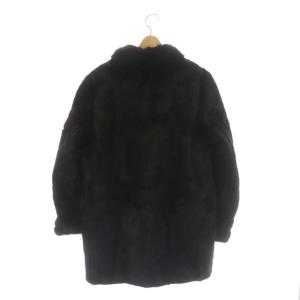 SAGA MINK 銀サガ ハーフコート アウター 毛皮 ミンク 11 ダークブラウン
