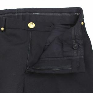 GIVENCHY 17SS パンツ スラックス ウール モヘア 金ボタン スターボタン 48 M 黒 ブラック