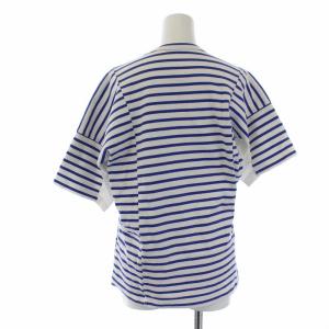 sacai 16-02502 Tシャツ ボーダー 切替 1 ブルー
