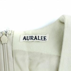 AURALEE SUPER SOFT WOOL FLANNEL JUMPSUIT 19AW オールインワン サロペット オーバーオール ワイド